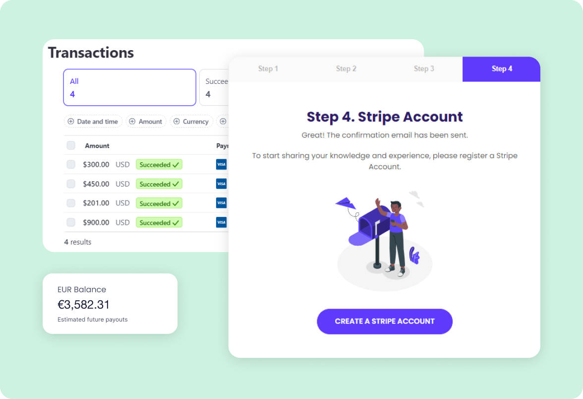 Stripe Connect. Monetization With Commissions